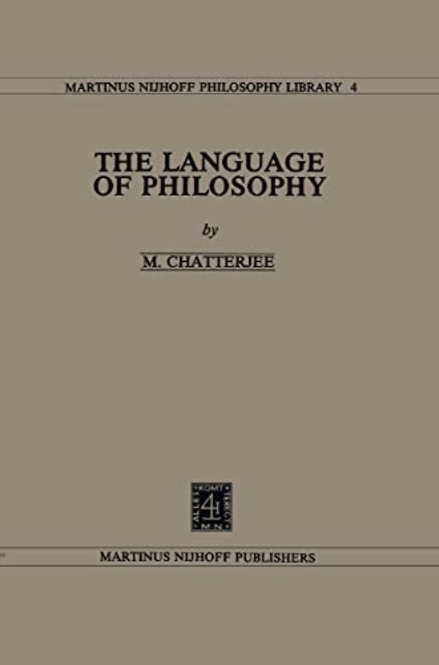 The Language of Philosophy