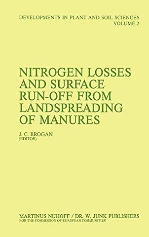 Nitrogen Losses and Surface Run-Off from Landspreading of Manures