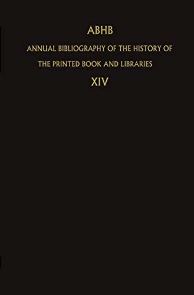 ABHB Annual Bibliography of the History of the Printed Book and Libraries