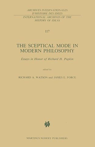 The Sceptical Mode in Modern Philosophy