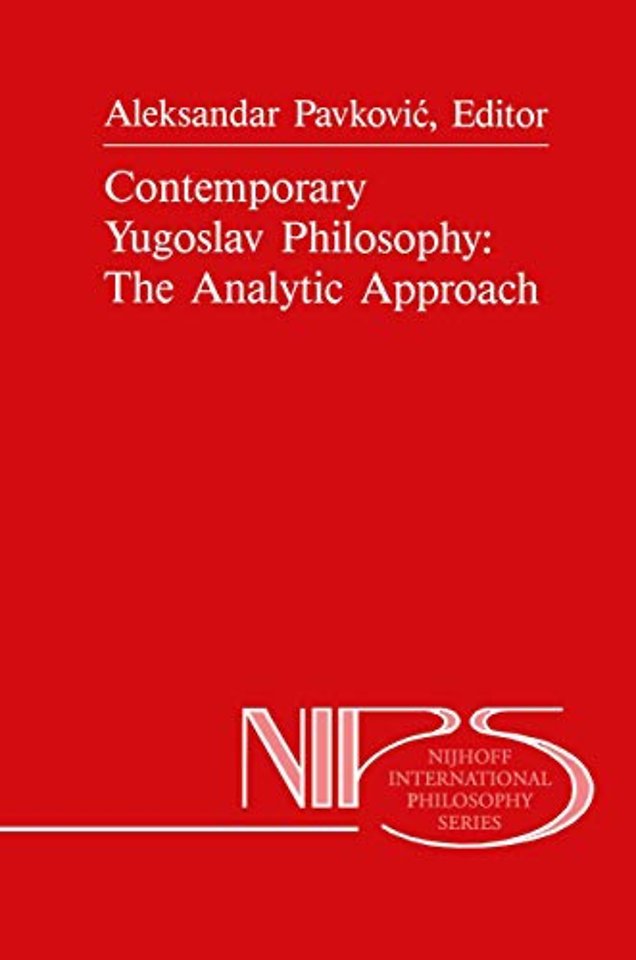 Contemporary Yugoslav Philosophy: The Analytic Approach