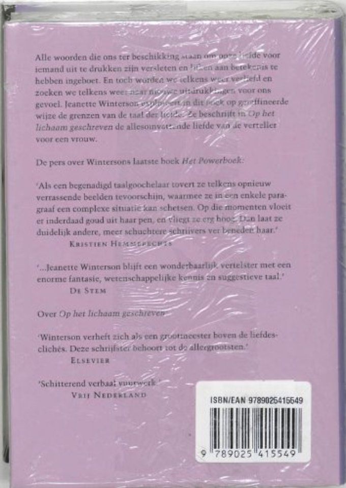 Op het lichaam geschreven