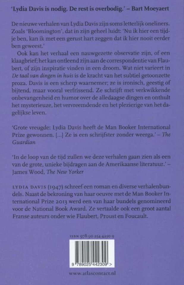 De taal van dingen in huis