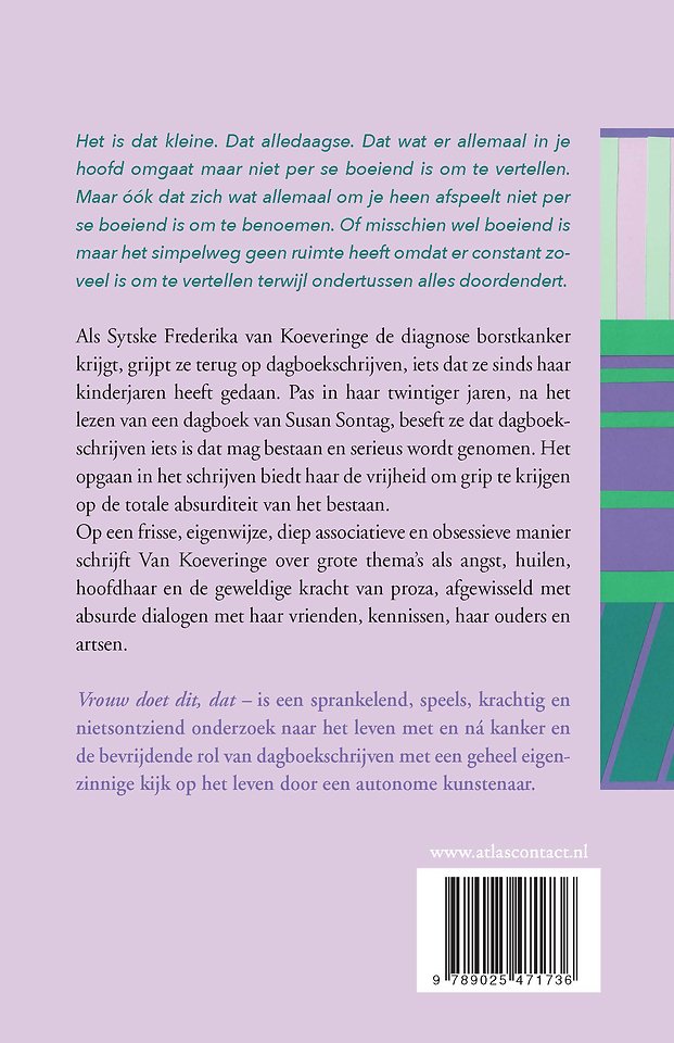 Vrouw doet dit, dat-