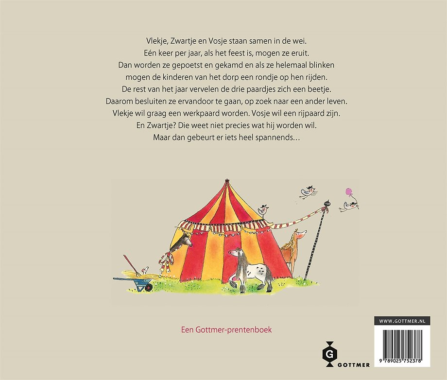 Drie dappere paardjes