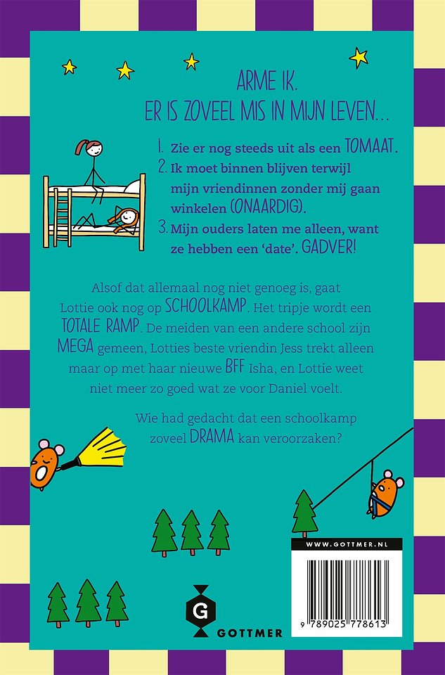 Het dramatische schoolkamp van Lottie