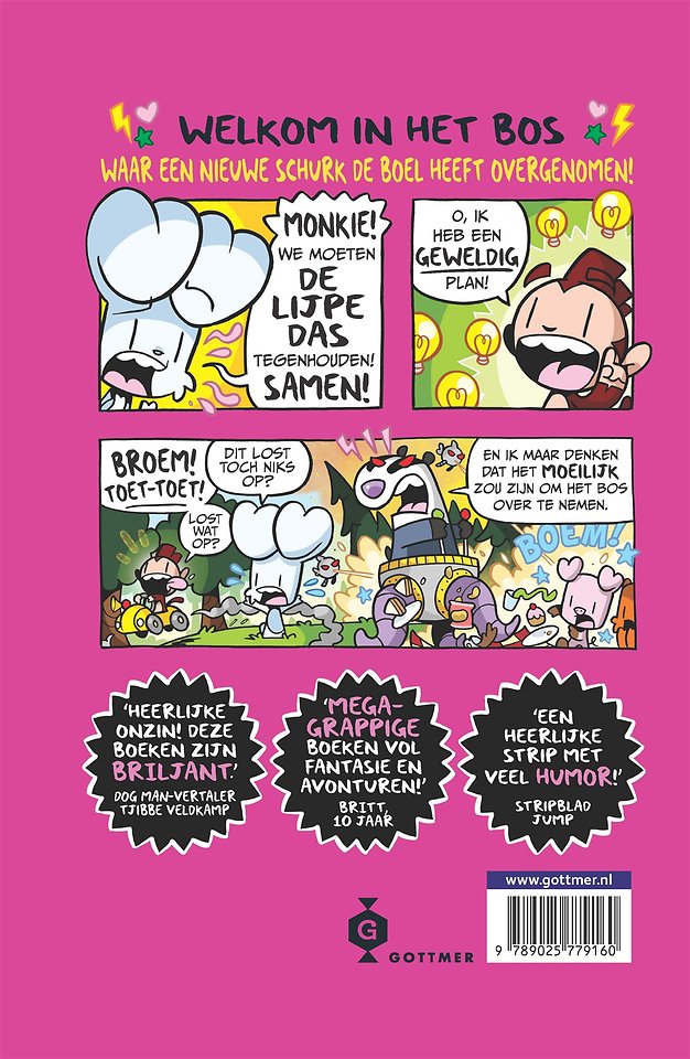Bunnie vs Monkie en de terugkeer van de Lijpe Das