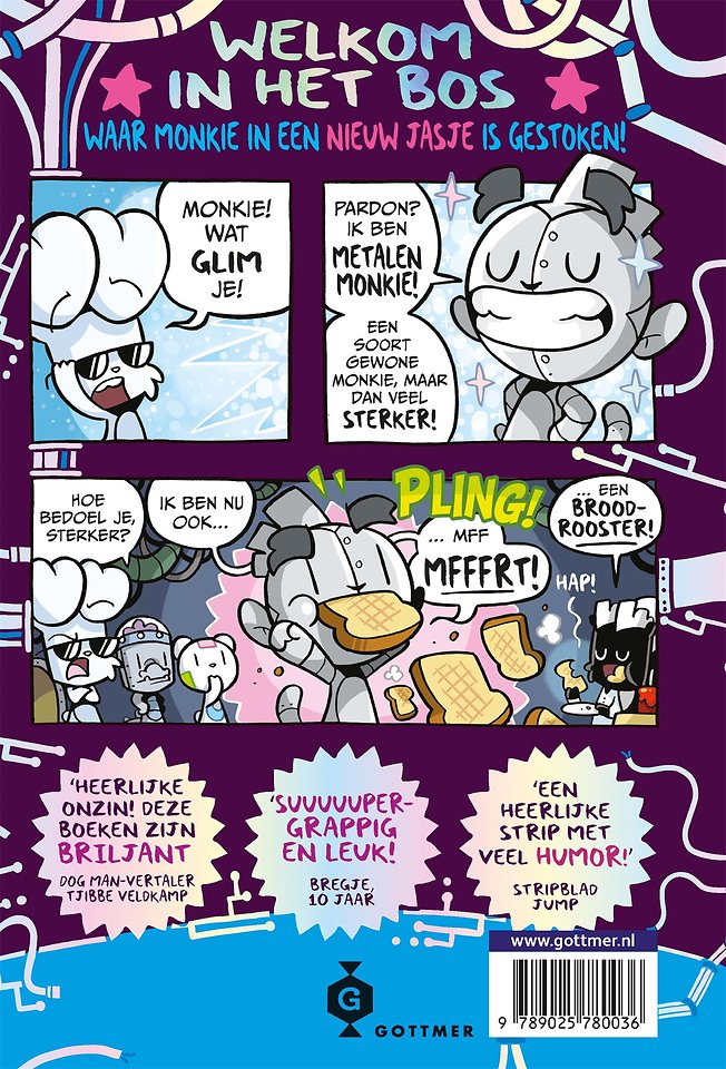 Bunnie vs Monkie en de robotravage