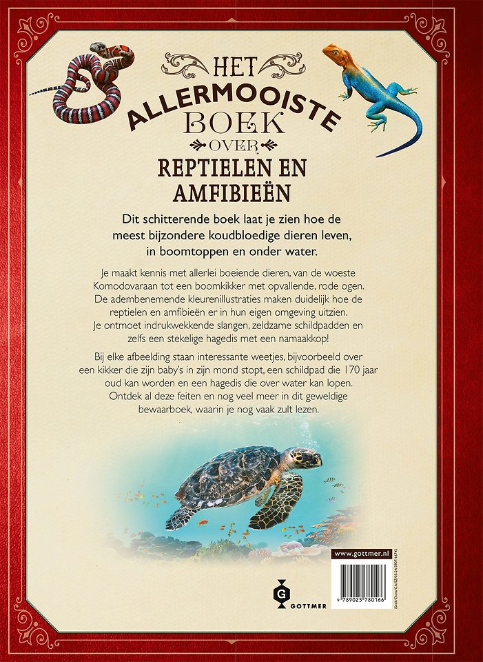 Het allermooiste boek over reptielen en amfibieën