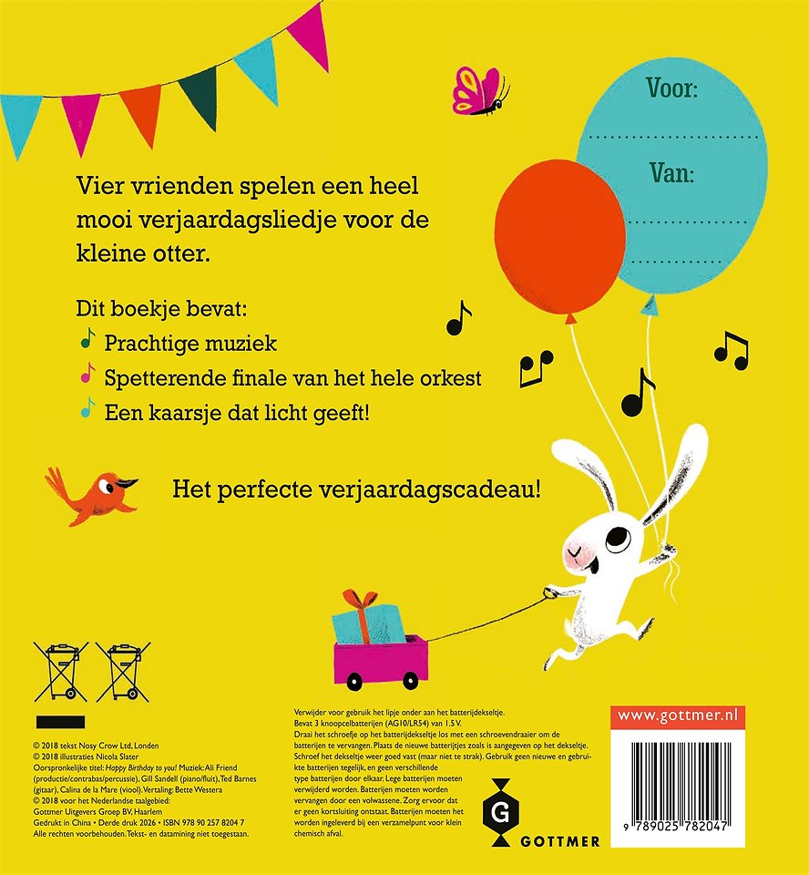 Fijne verjaardag voor jou!