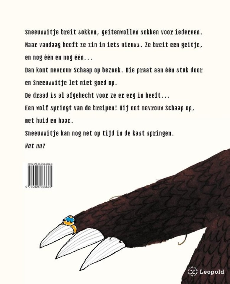 Sneeuwwitje breit een monster