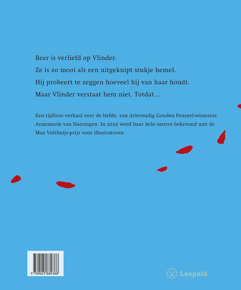 Beer is op Vlinder