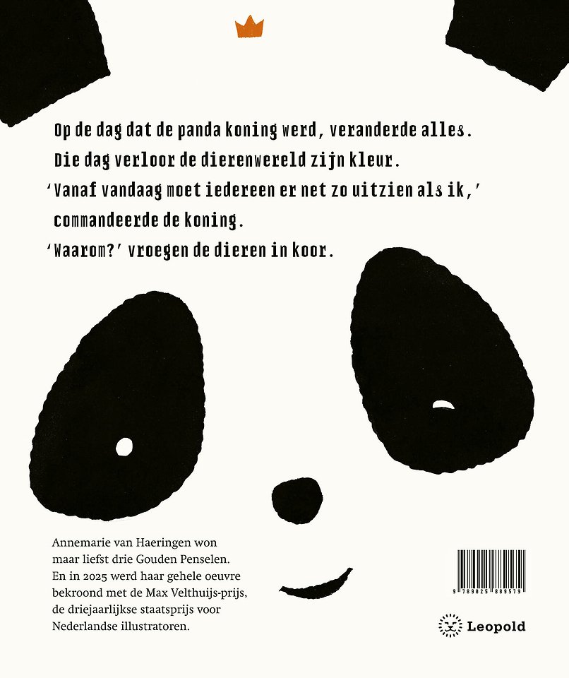 De kleur van de panda