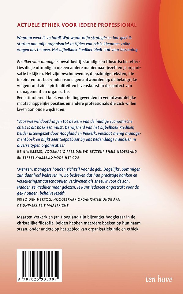 Prediker voor managers