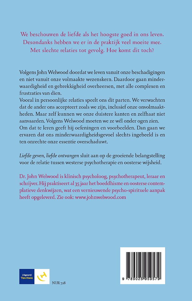 Liefde geven, liefde ontvangen