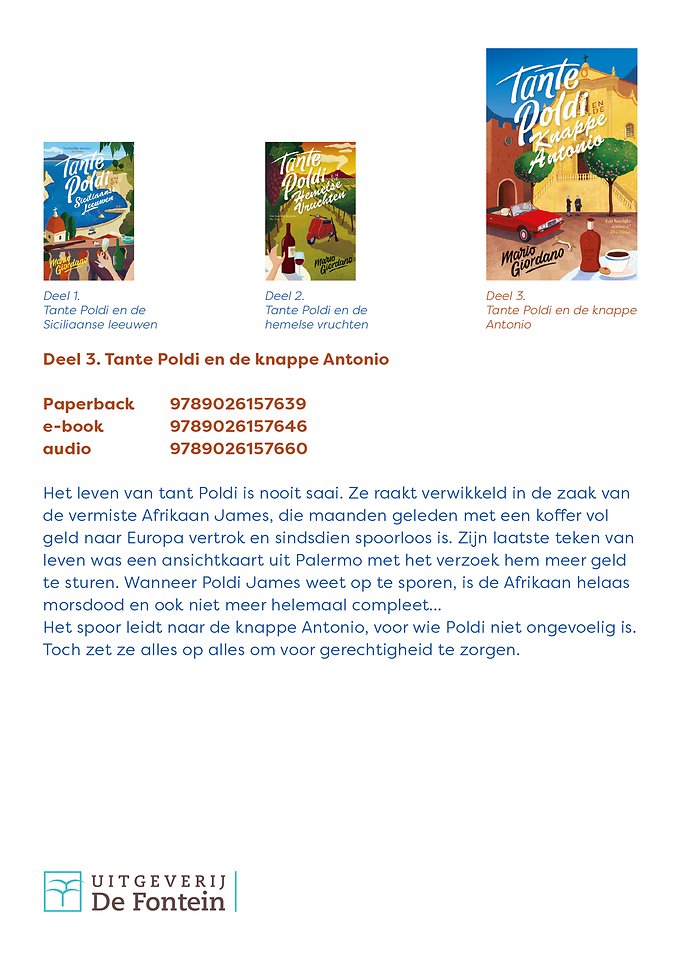 Tante Poldi en de knappe Antonio
