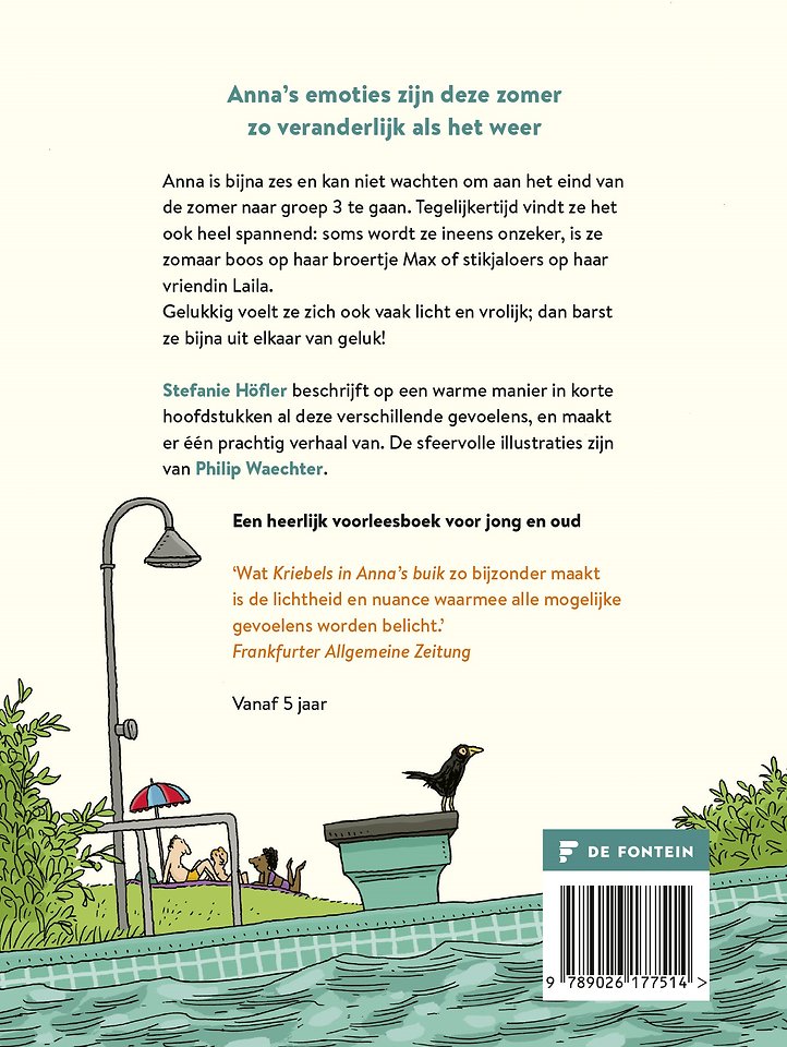Kriebels in Anna's buik