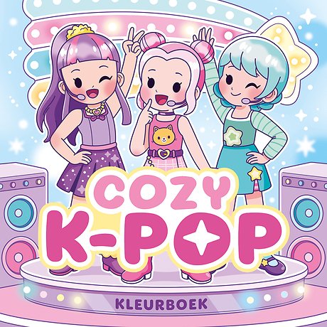 Cozy K-pop kleurboek