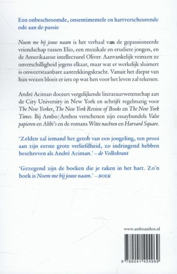 Noem me bij jouw naam - filmeditie