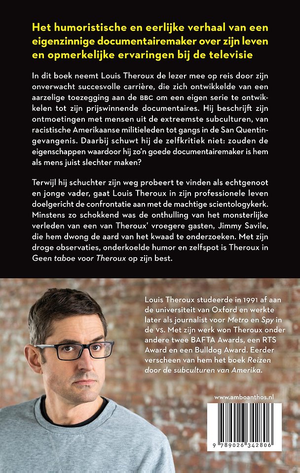 Geen taboe voor Theroux