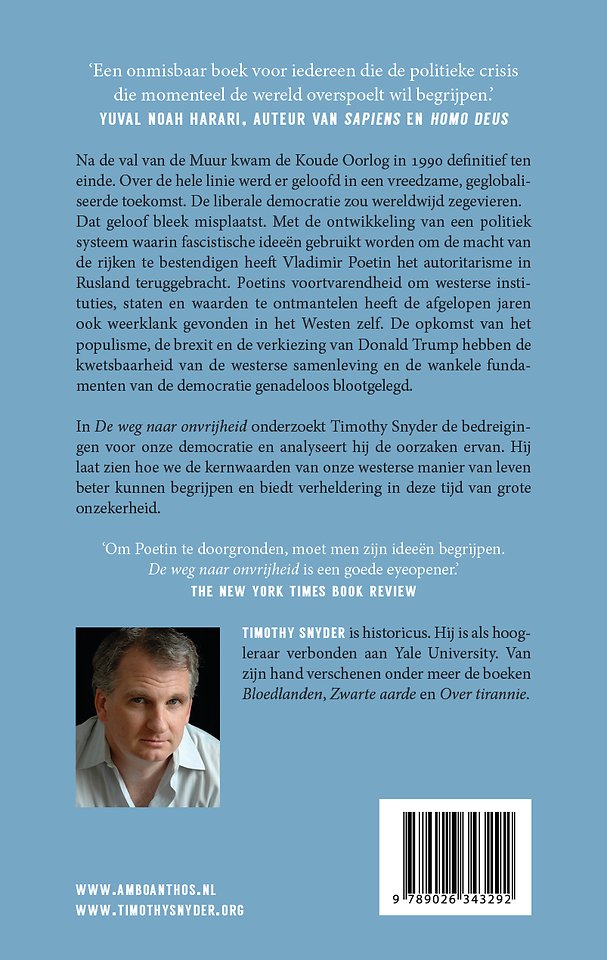 De weg naar onvrijheid