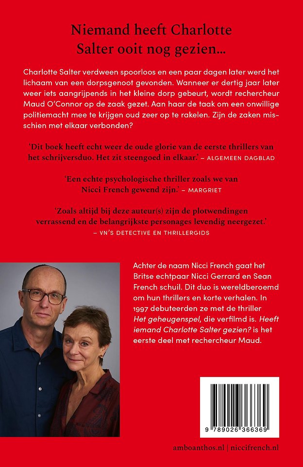 Heeft iemand Charlotte Salter gezien?