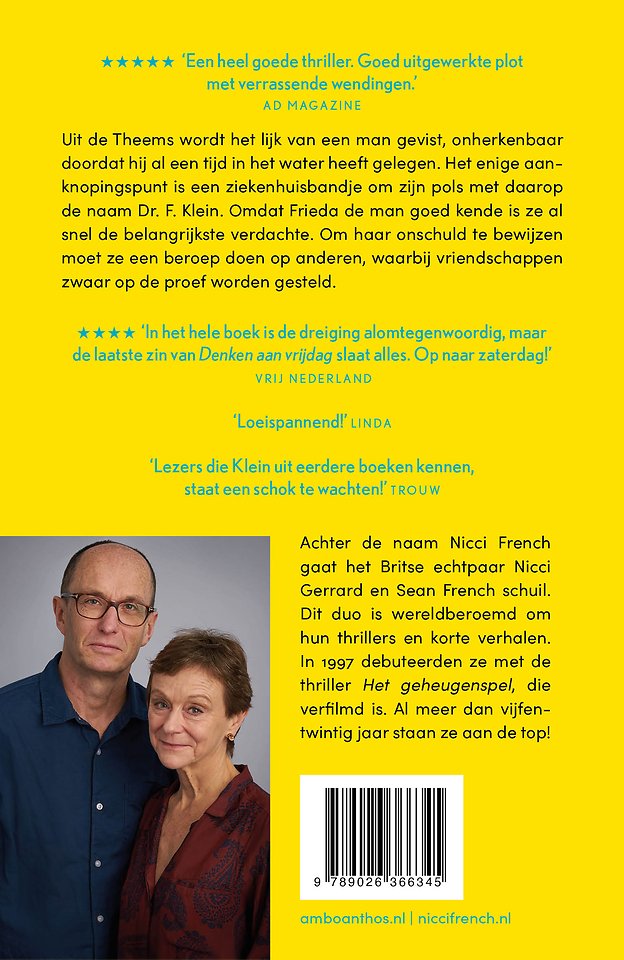 Denken aan vrijdag