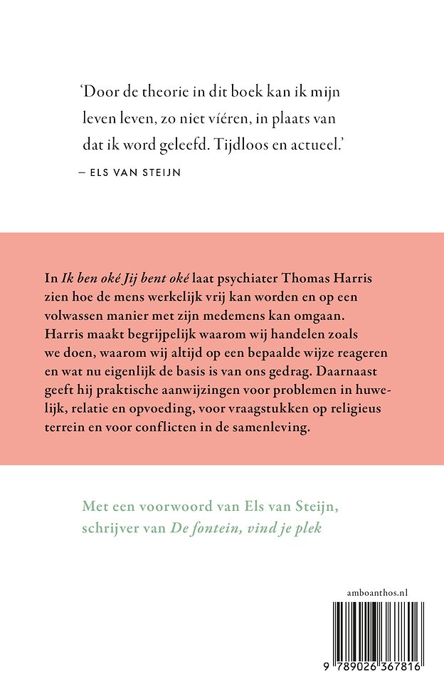 Ik ben oké Jij bent oké