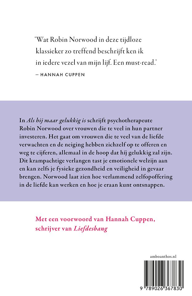 Als hij maar gelukkig is