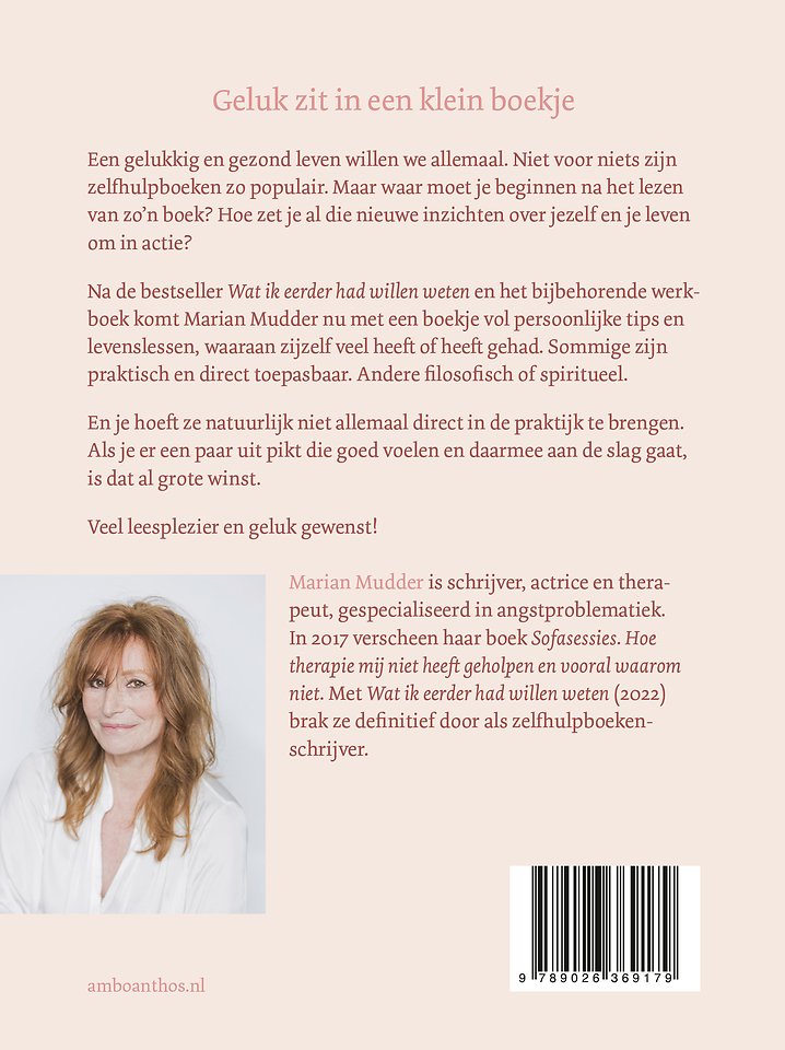 Geluk zit in een klein boekje