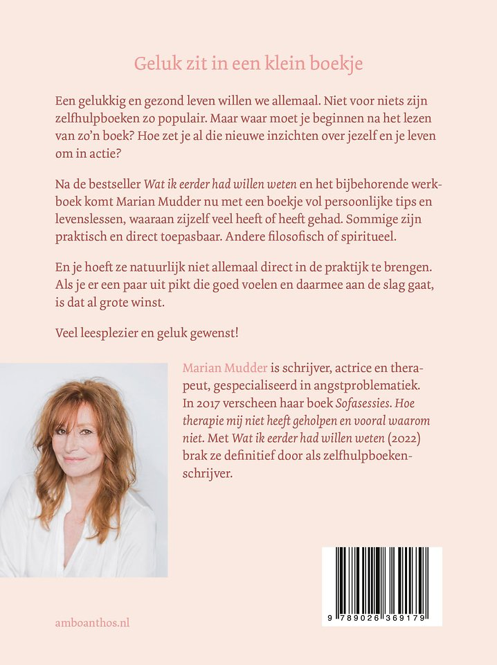 Geluk zit in een klein boekje