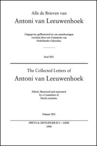 Collected Letters of Antoni Van Leeuwenhoek - Volume 14