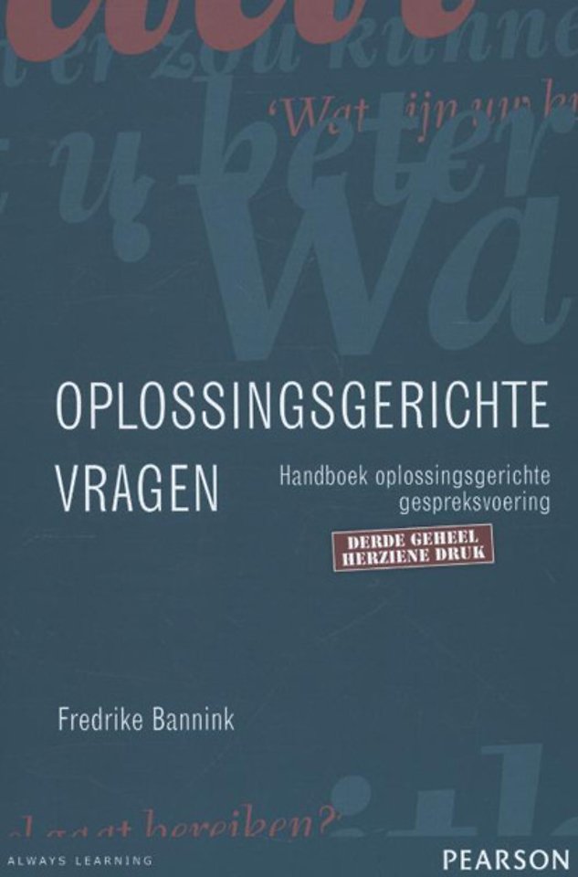 Oplossingsgerichte vragen Oplossingsgerichte vragen
