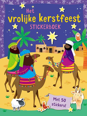 Het vrolijke kerstfeest stickerboek