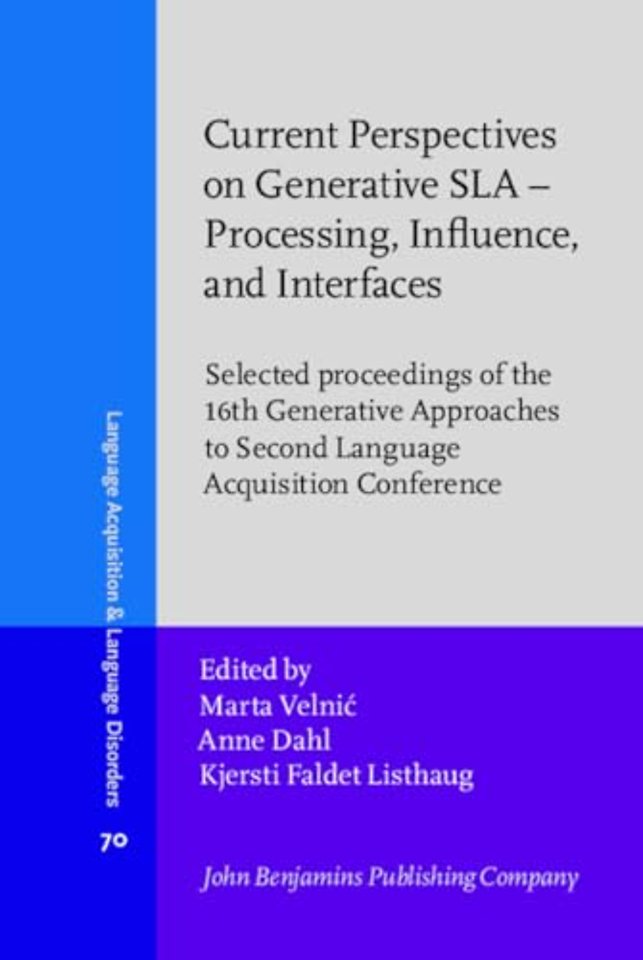 Current Perspectives on Generative SLA - Processing, Influence, and Interfaces