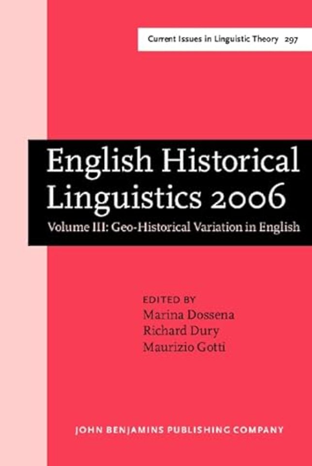 English Historical Linguistics 2006
