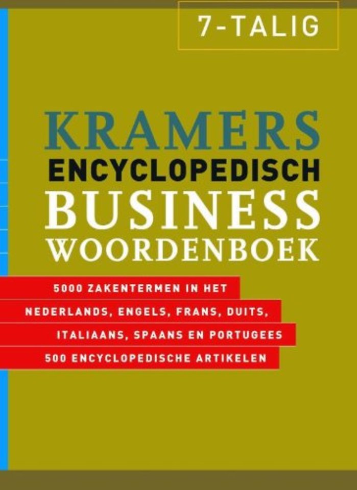 Kramers encyclopedisch business woordenboek, 7-talig + cd-rom
