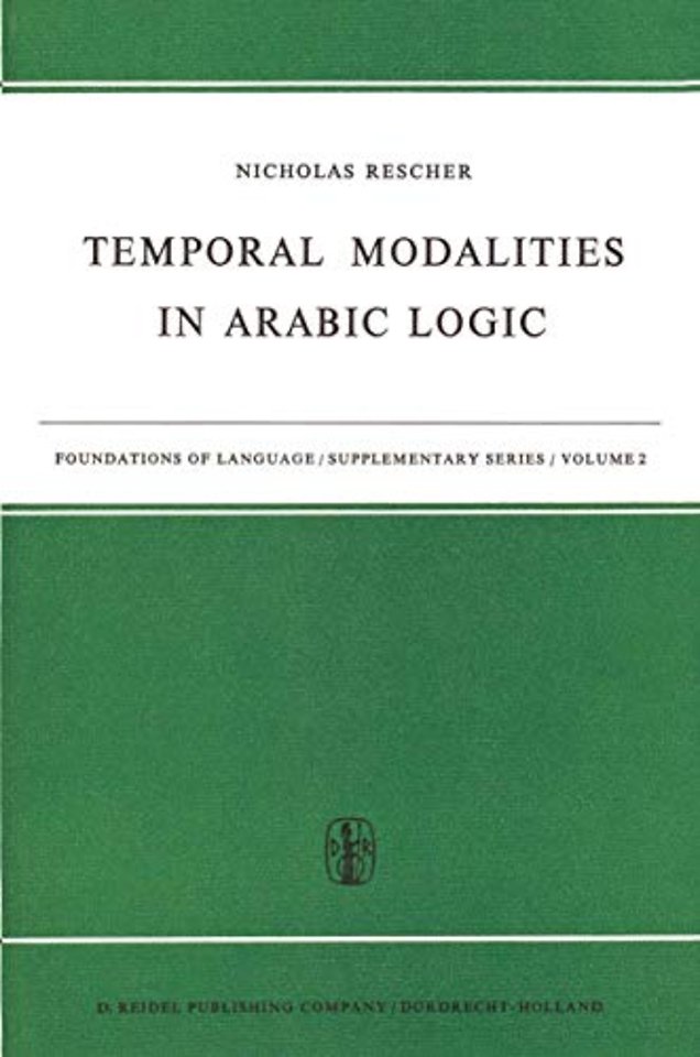 Temporal Modalities in Arabic Logic