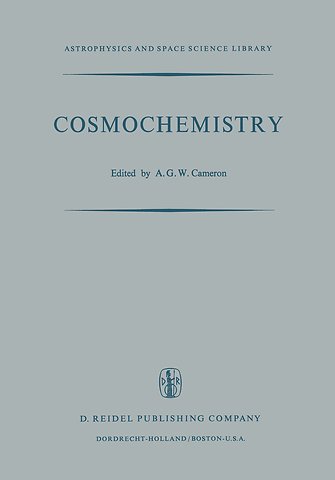 Cosmochemistry