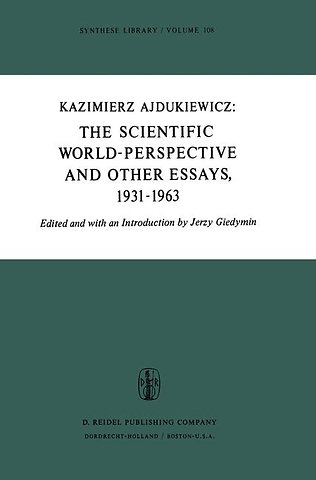 The Scientific World-Perspective and Other Essays, 1931–1963