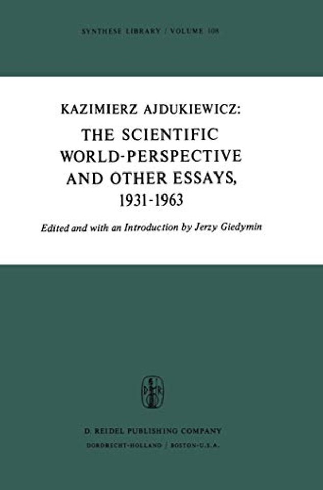 The Scientific World-Perspective and Other Essays, 1931–1963