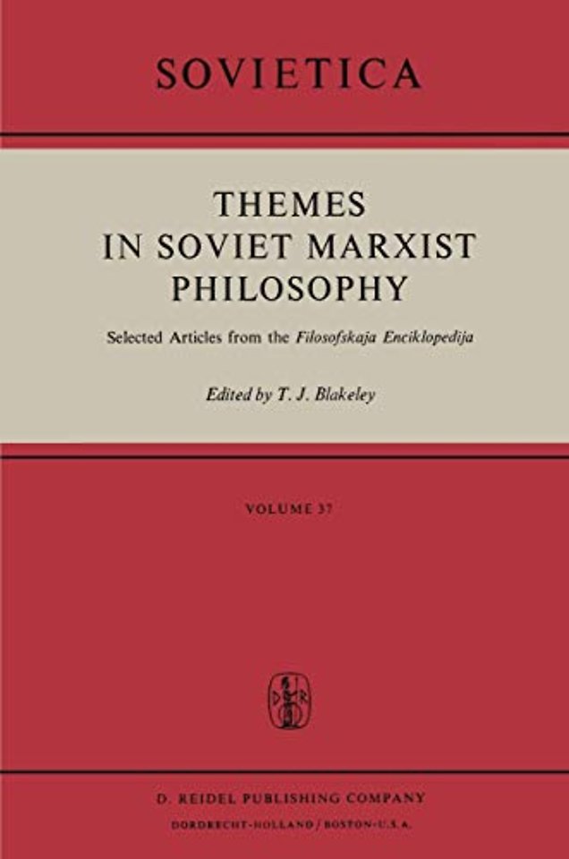 Themes in Soviet Marxist Philosophy