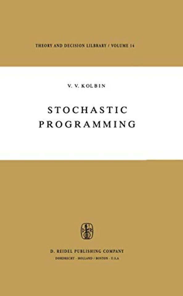 Stochastic Programming