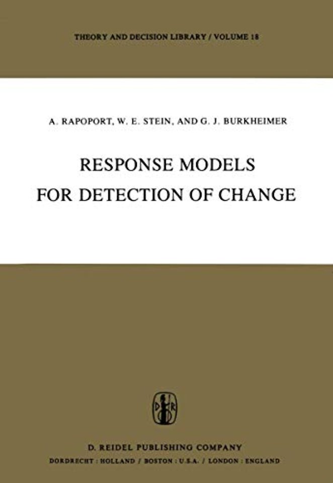 Response Models for Detection of Change