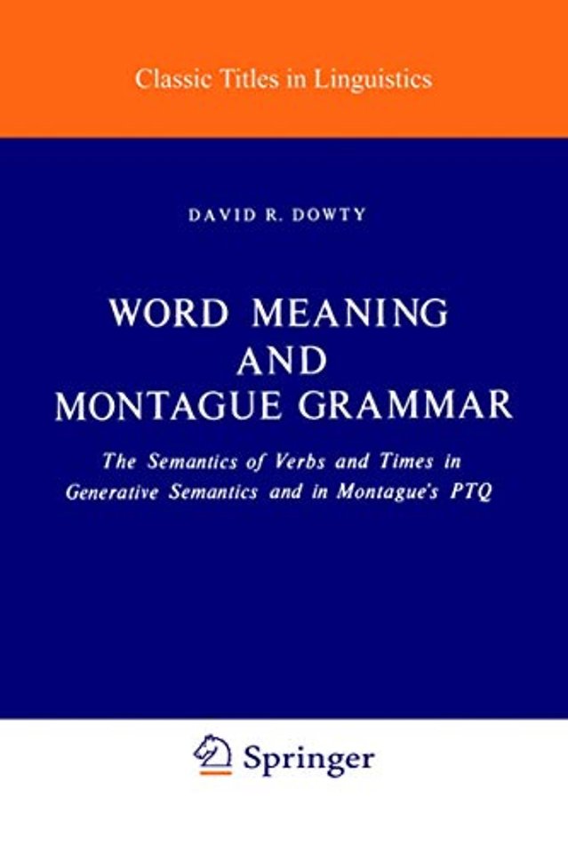 Word Meaning and Montague Grammar