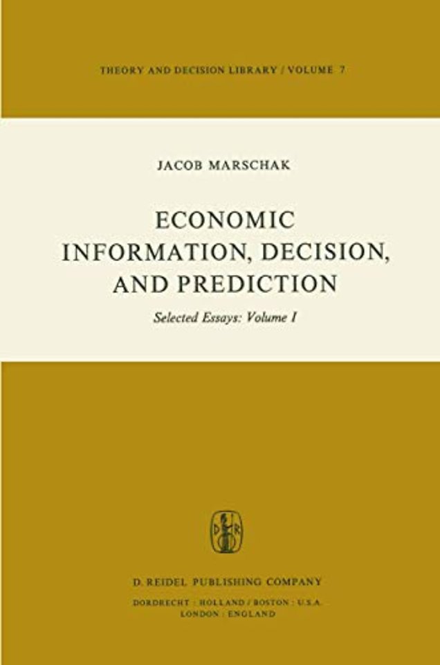 Economic Information, Decision, and Prediction