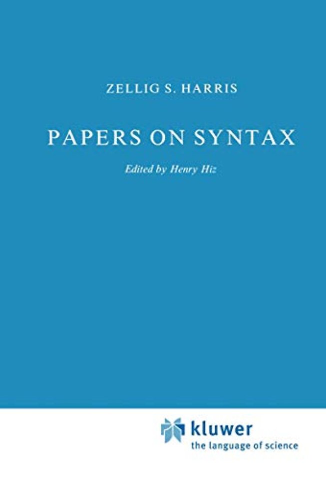 Papers on Syntax
