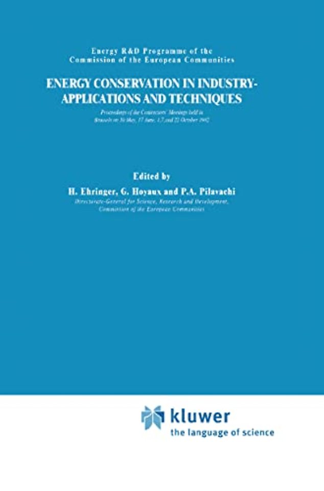 Energy Conservation in Industry Applications and Techniques