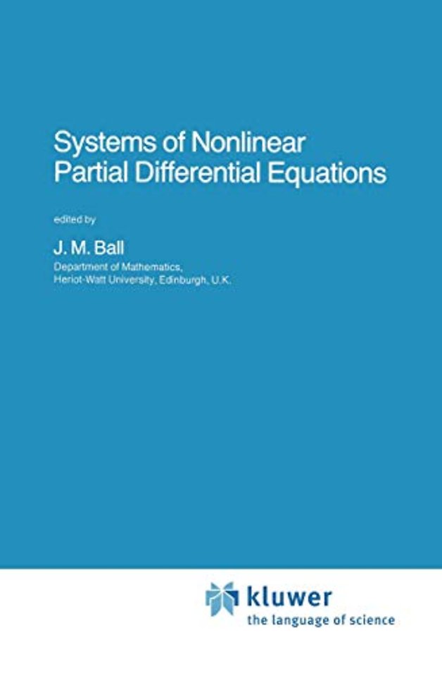 Systems of Nonlinear Partial Differential Equations