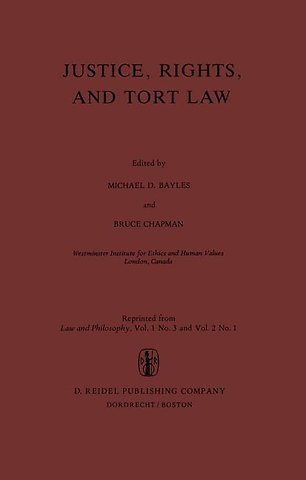 Justice, Rights, and Tort Law